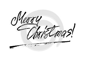 Merry Christmas lettering