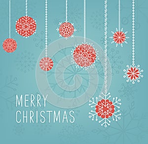 Merry Christmas lettering design. Vector illustration. Season cards, greetings for social media