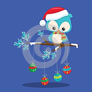 Merry christmas owl 03