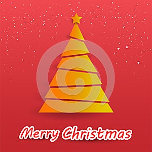 Merry Christmas paper Card