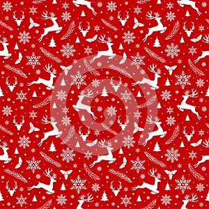 Merry Christmas pattern seamless