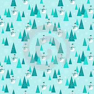 Merry Christmas pattern seamless