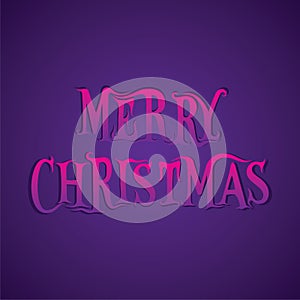 Merry christmas poster design