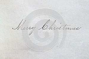 Merry Christmas script