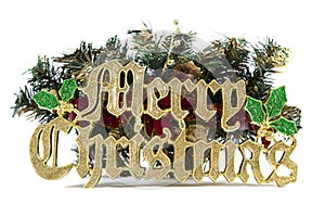 Merry christmas sign