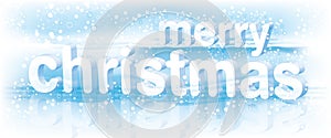 Merry christmas text/vector