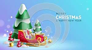 Merry christmas text vector design. Christmas seasonal holiday greeting card