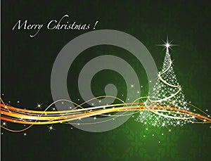 Merry Christmas Tree Background