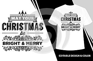 Merry Christmas vector text Calligraphic Lettering design card template, Christmas Typographic Background, Creative typography for