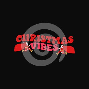 Merry Christmas vector Typographic t-shirt design.