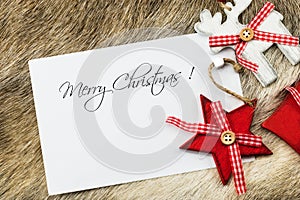 Merry Christmas wishes card