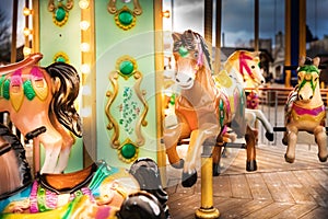 merry go round horse carousel ride