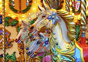 Merry-go-round horses