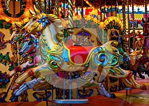 Merry-go-round horses