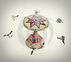 Merry go round toy in action