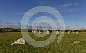 The Merry Maidens neolithic stone circle