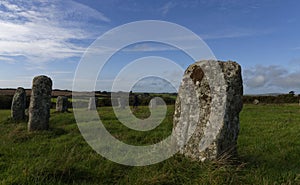 The Merry Maidens standing stones