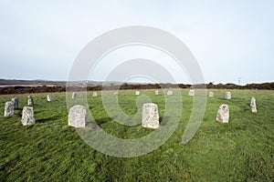 The Merry Maidens Stone Circle in Cornwall photo