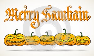 Merry Samhain greeting card