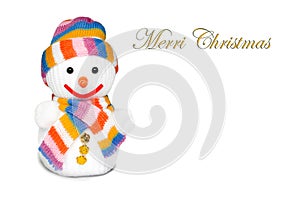 A merry snow man