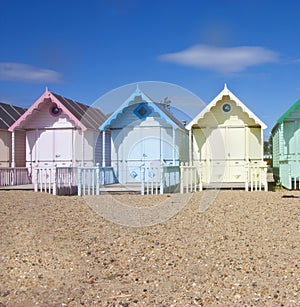 Mersea beach huts