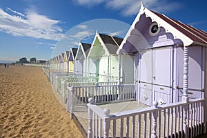 Mersea beach huts