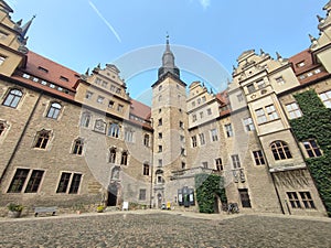 Merseburg Schloss (Castle) - GermanyThe castle has been rebuilt many times since then.The ancient Gothic walls