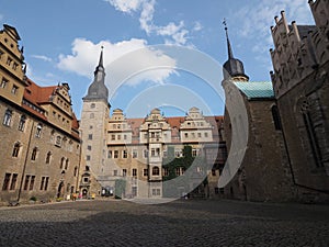 Merseburg Schloss (Castle) - GermanyThe castle has been rebuilt many times since then.The ancient Gothic walls.