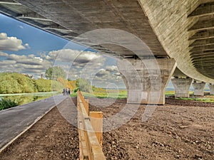 Mersey Gateway Bridge at Widnes