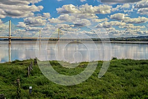 Mersey Gateway Bridge at Widnes