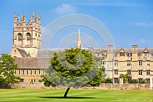 Merton College. Oxford, UK