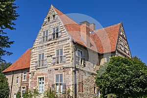 Merveldter hof historical mansion in the village of Horstmar