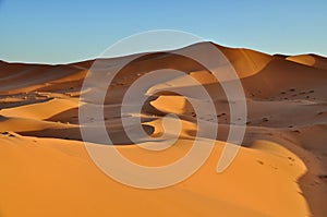Merzouga desert in Morocco photo