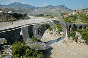 Mes Bridge (Albanian: Ura e Mesit) near Shkoder in Albania photo