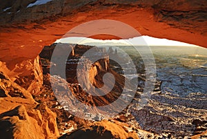 Mesa Arch at sunrise