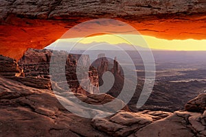 Mesa Arch at sunrise