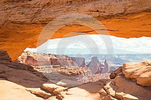 Mesa Arch at sunrise, Canyonlands National Park, Utah, USA