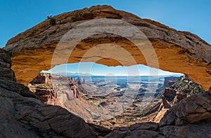 Mesa Arch, unusual view