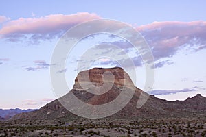 Mesa in Big Bend National Park, Texas