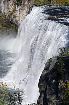 Mesa Falls on Henry`s Fork - Idaho