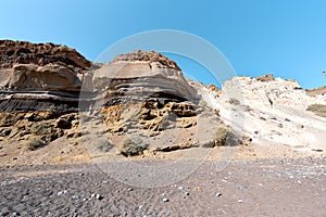 Mesa Pigadia beach, Akrotiri, Santorini, Greece