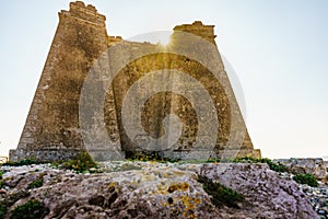 Mesa Roldan tower, Cabo de Gata, Spain