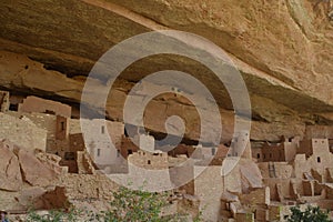 Mesa verde, houses in the mountain photo