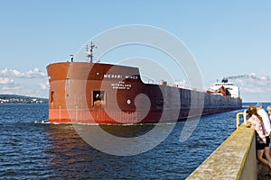 Mesabi Miner ship in the canal