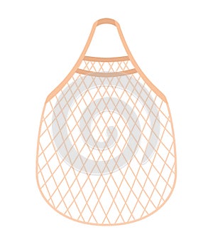 mesh bag illustration