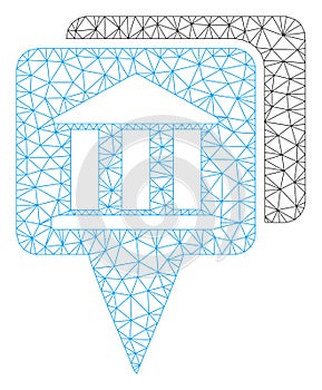 Bank Map Pointers Vector Mesh 2D Model