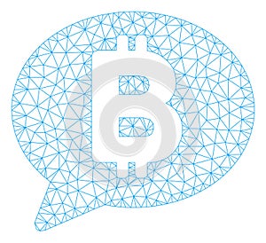 Bitcoin Message Vector Mesh Network Model photo