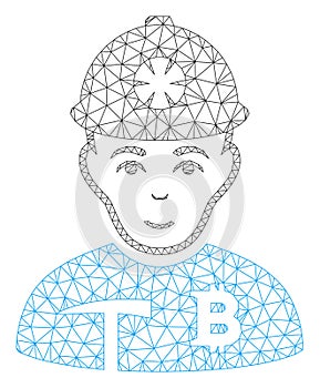 Bitcoin Miner Vector Mesh Network Model