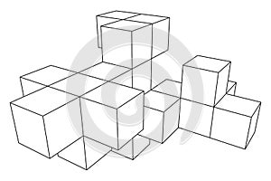 Mesh Cubes element.
