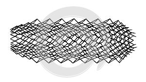 Mesh Grid Pattern Abstract Interconnected Network Vector, vector design Generative AI